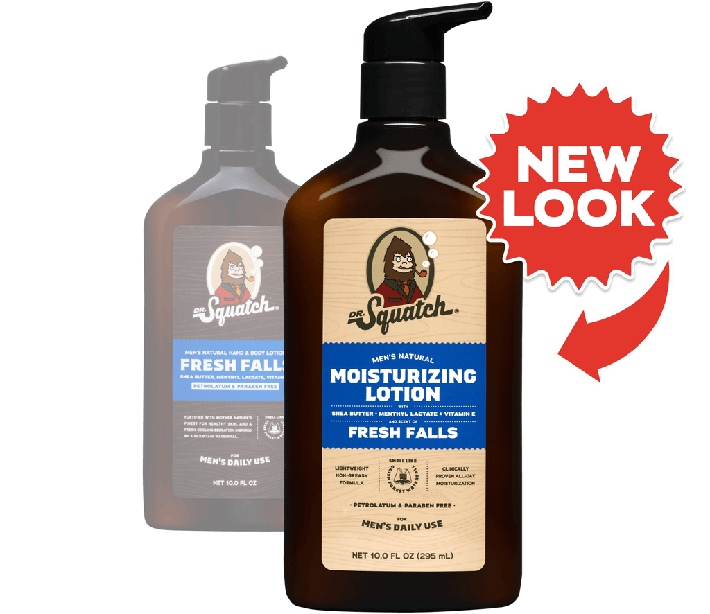 Dr. Squatch - Revitalize your skin with our NEW Fresh Falls Lotion 🌊 Smell  like a crisp forest waterfall with this new addition TODAY: https:// drsquatch.com/products/fresh-falls-lotion