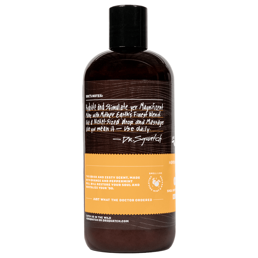 Dr. Squatch Citrus & Cypress Men's Shampoo + Conditioner Hair Bundle -  Keeps Hair Looking Full Healthy Hydrated Cirtus / Cypress