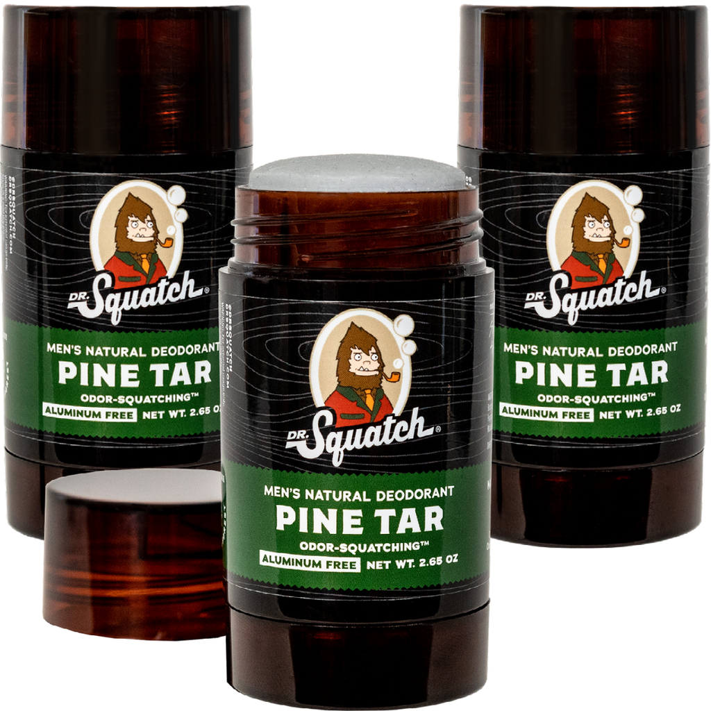 Pine Tar Deodorant 3-Pack - Dr. Squatch