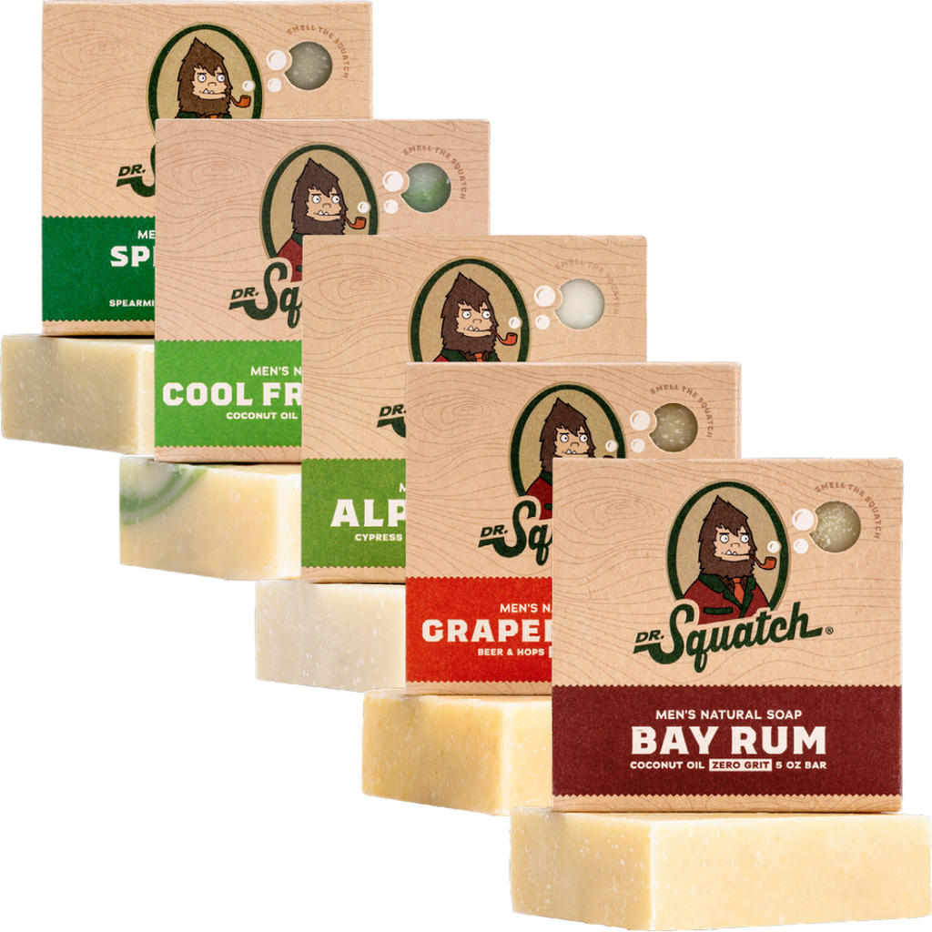 Herbal Soap 5-Pack - Dr. Squatch