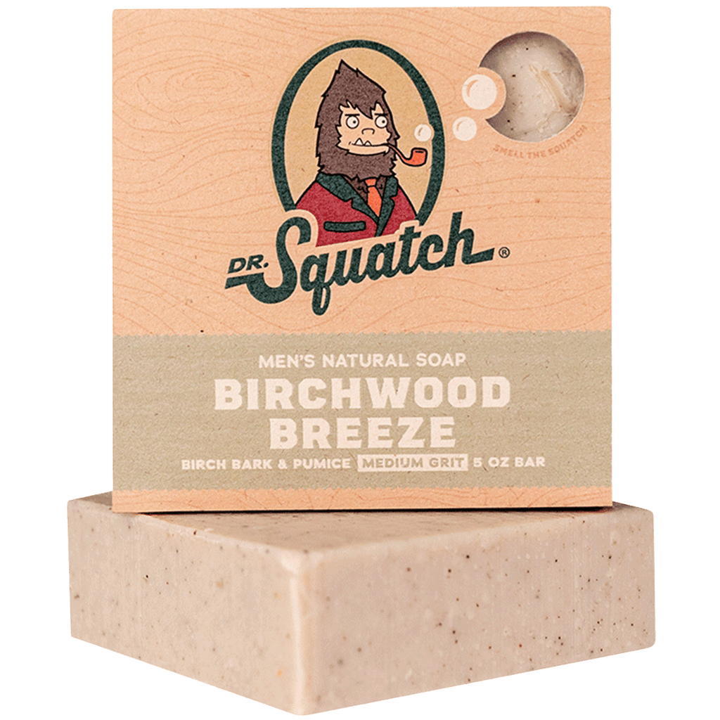 Dr. Squatch Deodorant NEW Scent Birchwood Breeze Men's Naturally