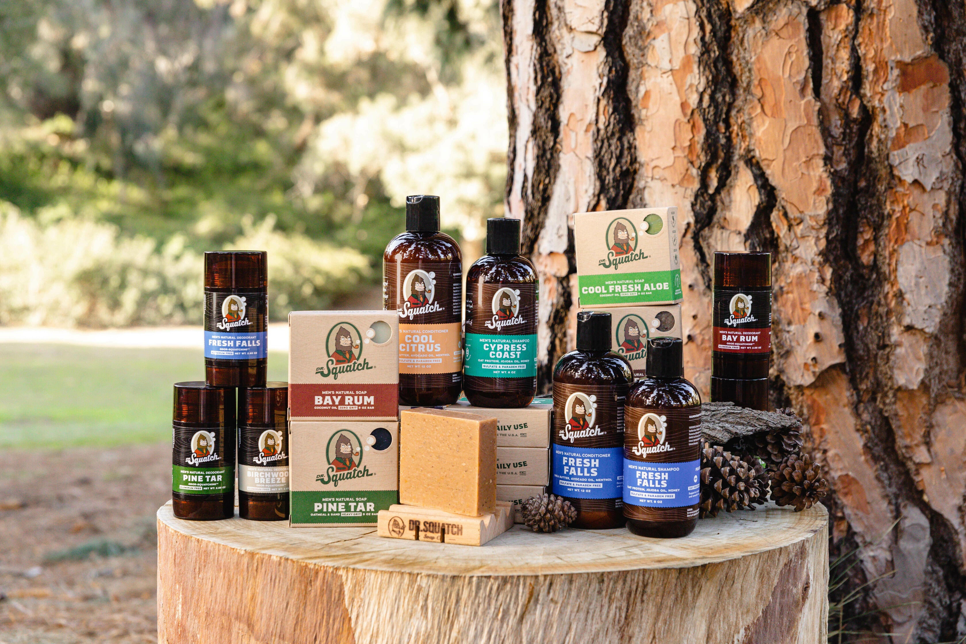 Dr. Squatch Natural Men's Personal Care Bundle - Fresh Falls