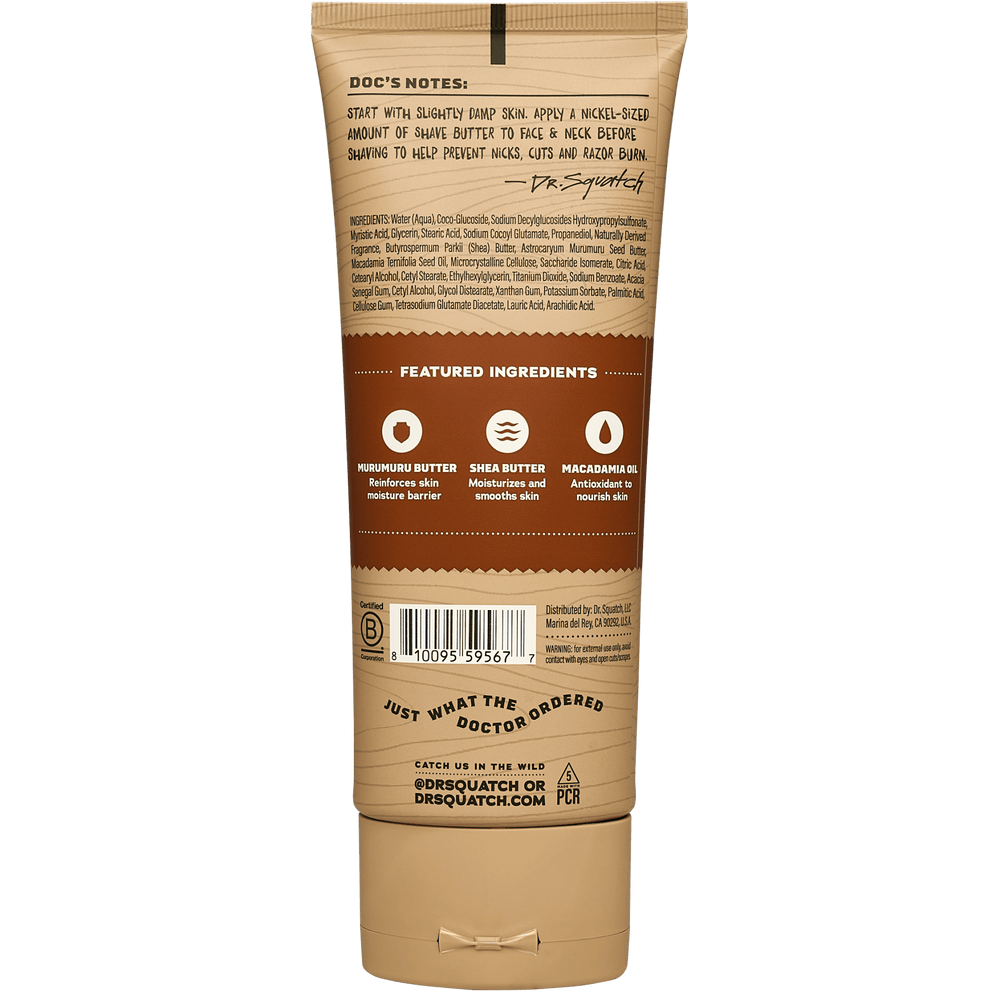 Easy Glide Shave Butter Wood Barrel Bourbon