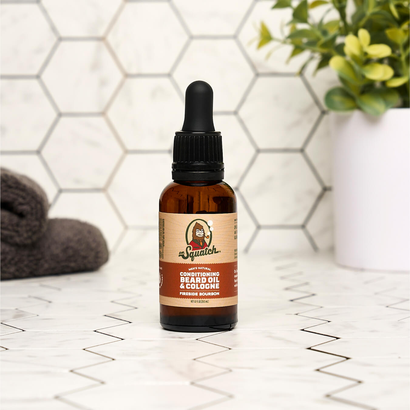 Conditioning Beard Oil & Cologne Fireside Bourbon - Dr. Squatch