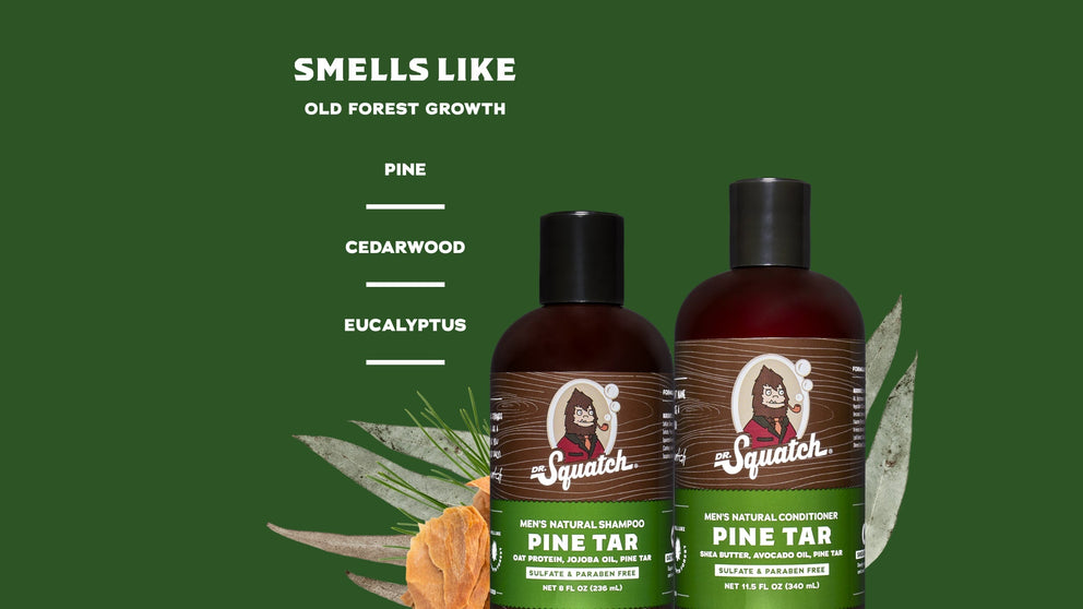 Pine Tar Hair Care Kit