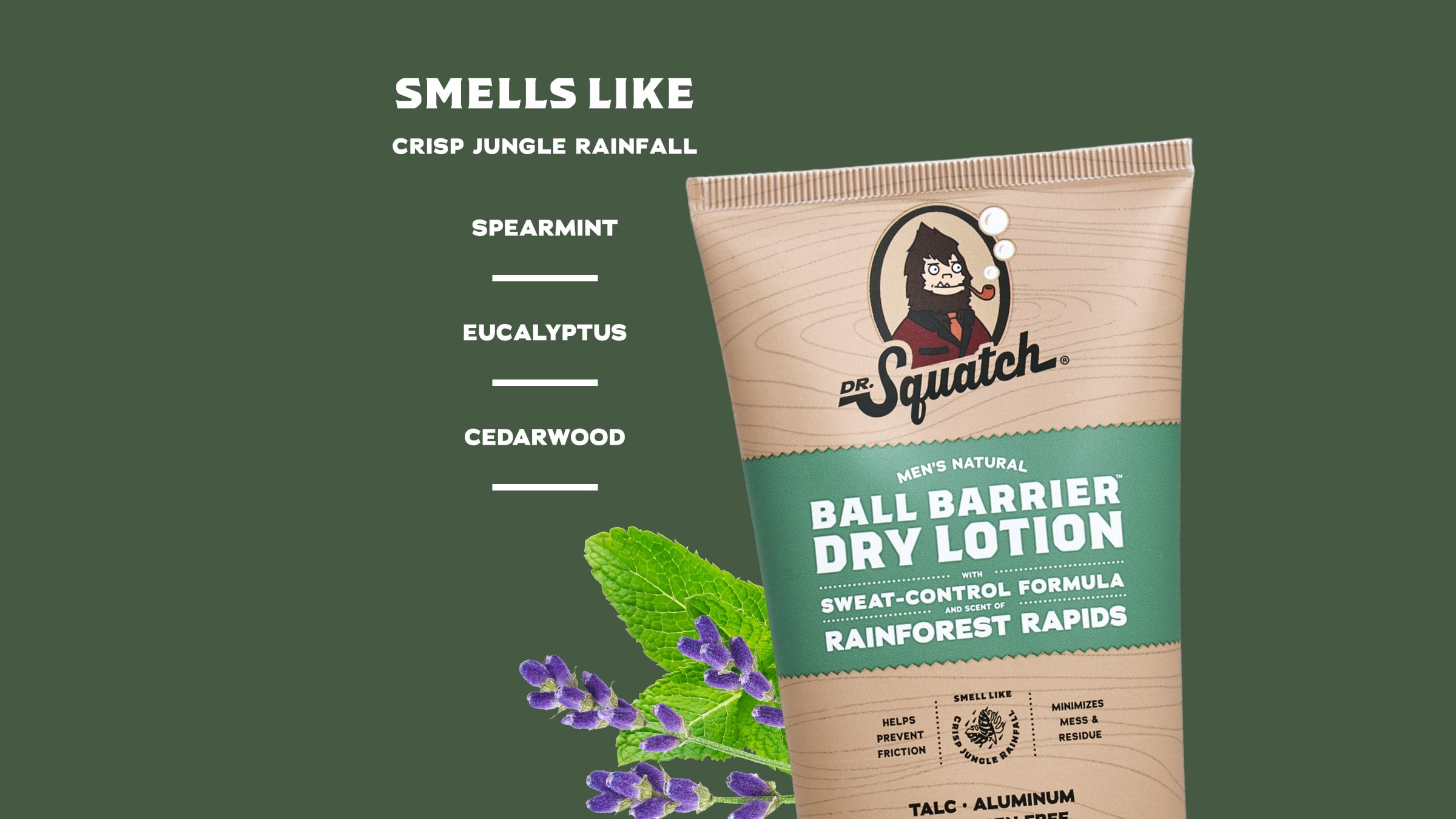 Rainforest Rapids Dry Lotion - Dr. Squatch