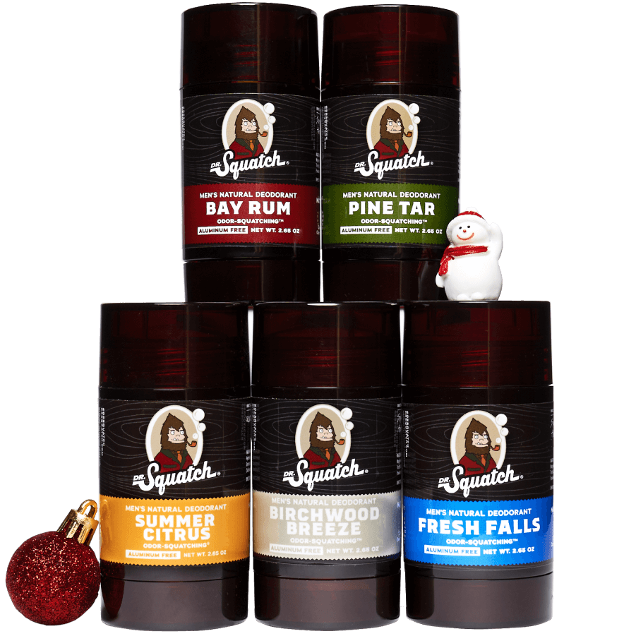  Dr. Squatch Manly Soap and Deodorant Variety Pack