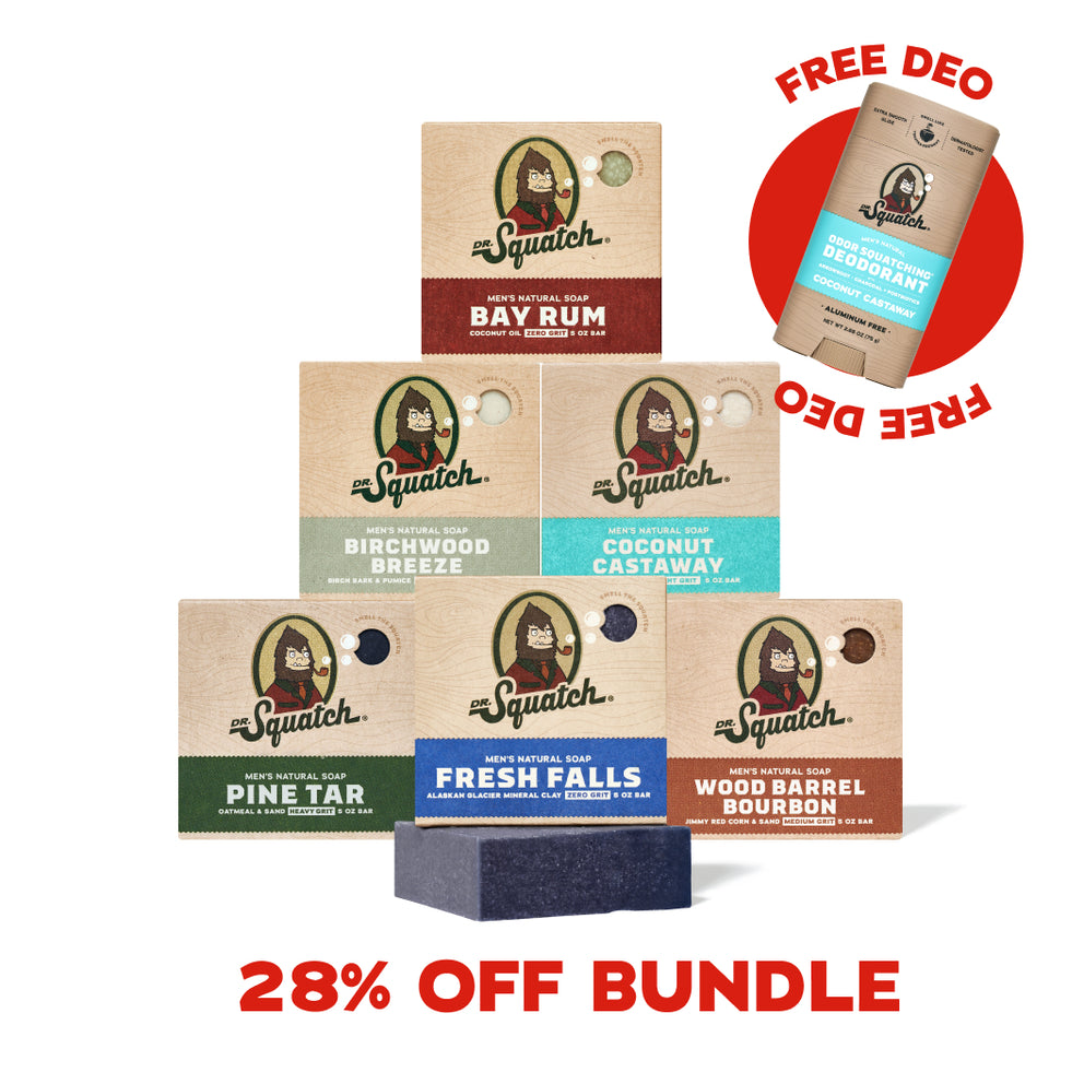 6 Soaps and FREE Deodorant