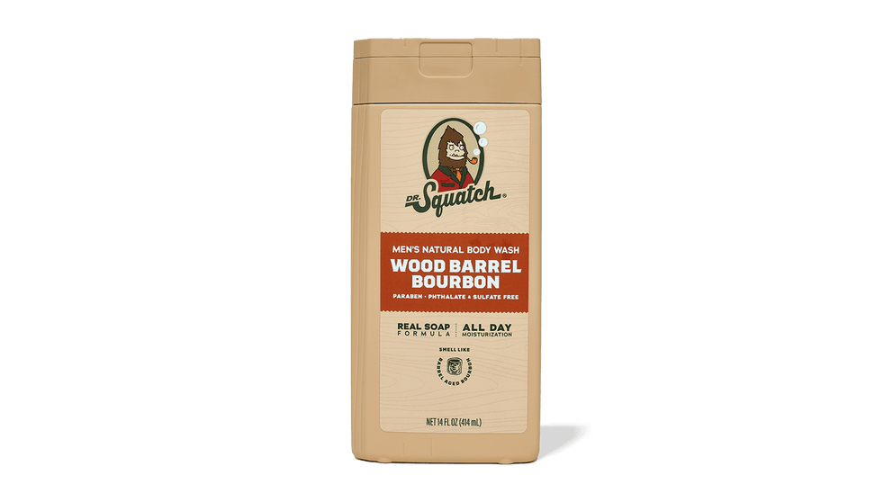 14 oz Wood Barrel Bourbon Body Wash