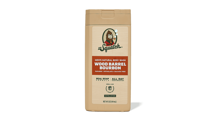 14 oz Wood Barrel Bourbon Exfoliating Body Wash image