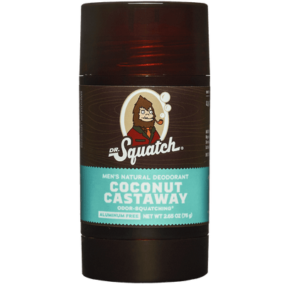 NEW Dr Squatch Coconut Castaway Shampoo Conditioner Bundle Set