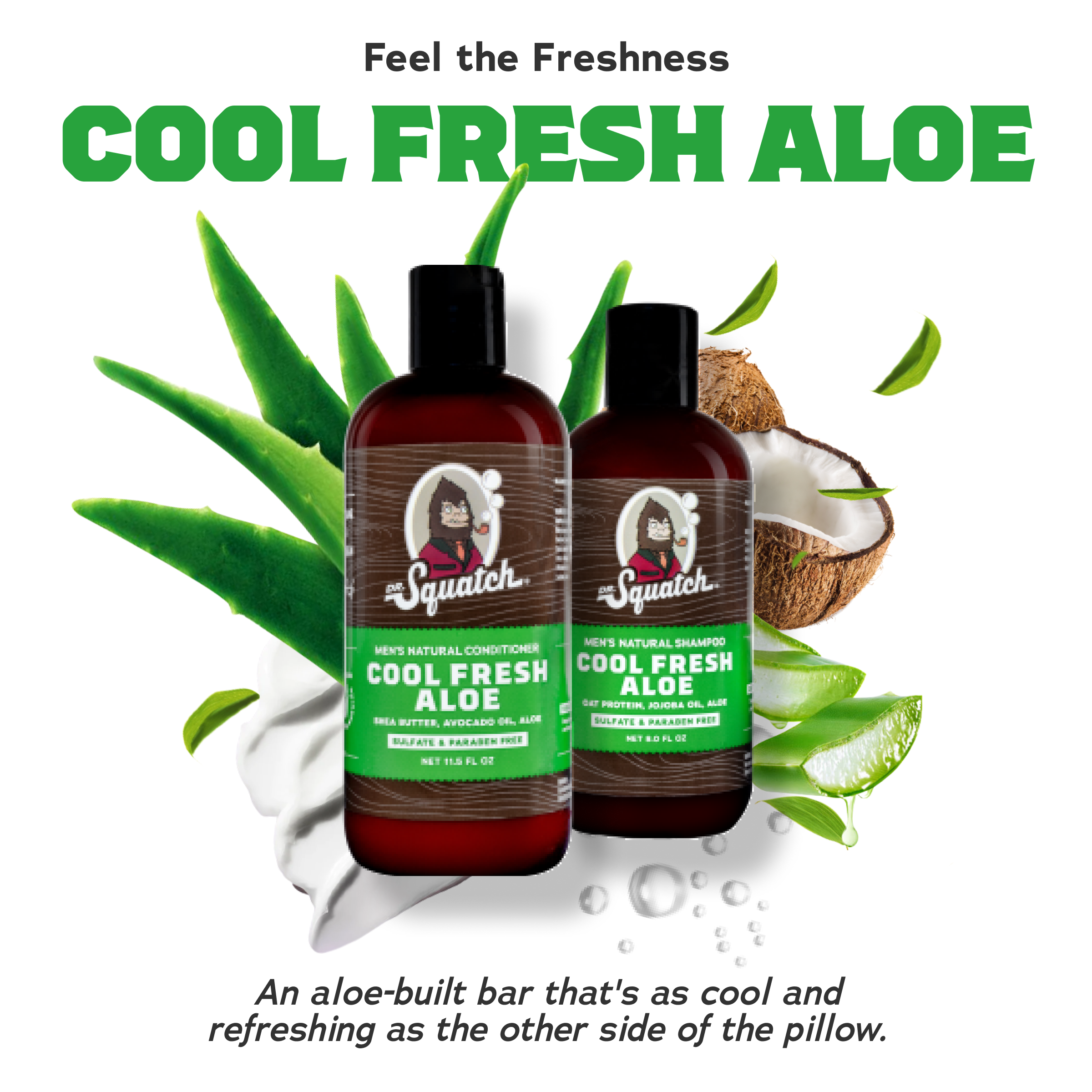 Cool Fresh Aloe Lotion - Dr. Squatch