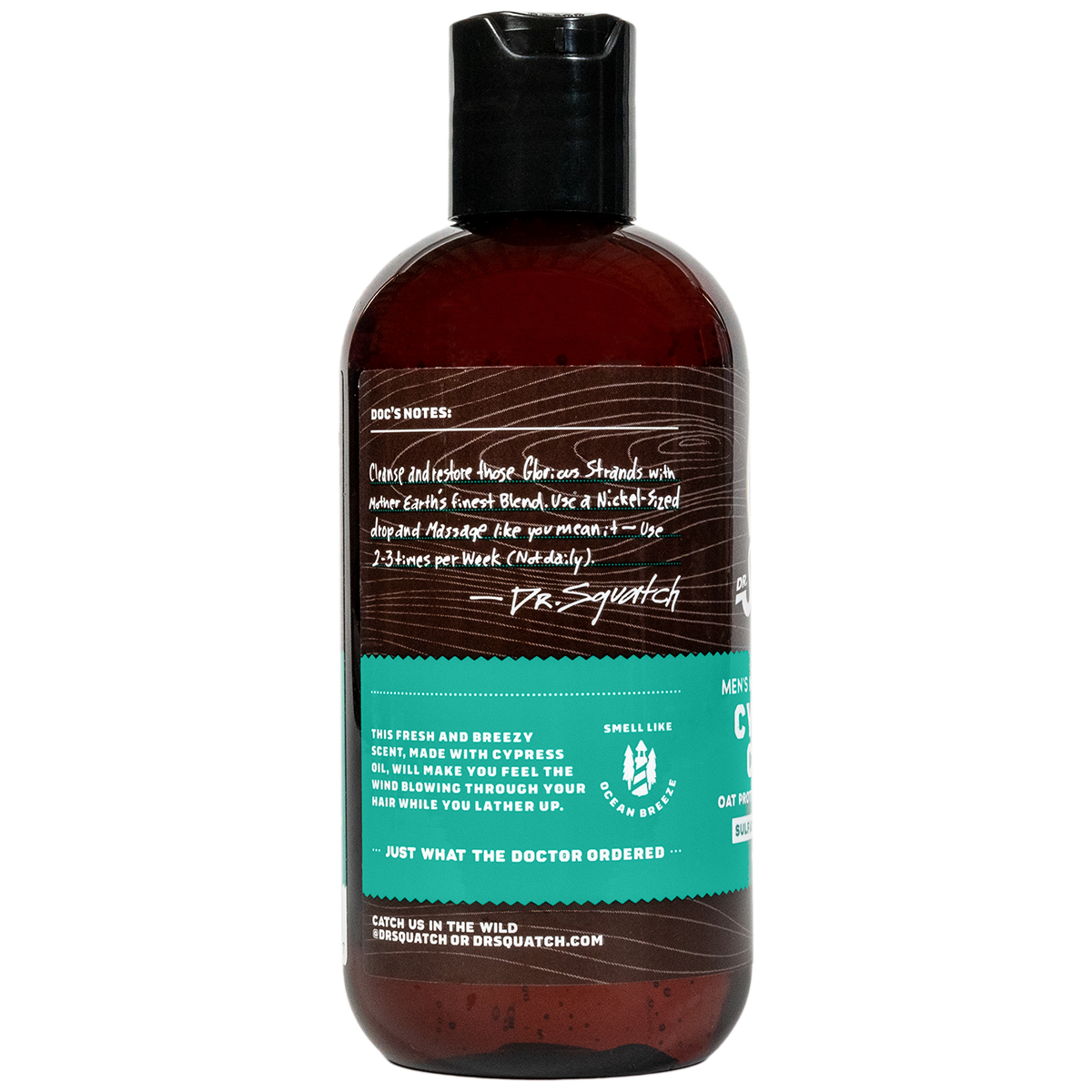 Cypress Coast Shampoo Dr. Squatch Hair Care