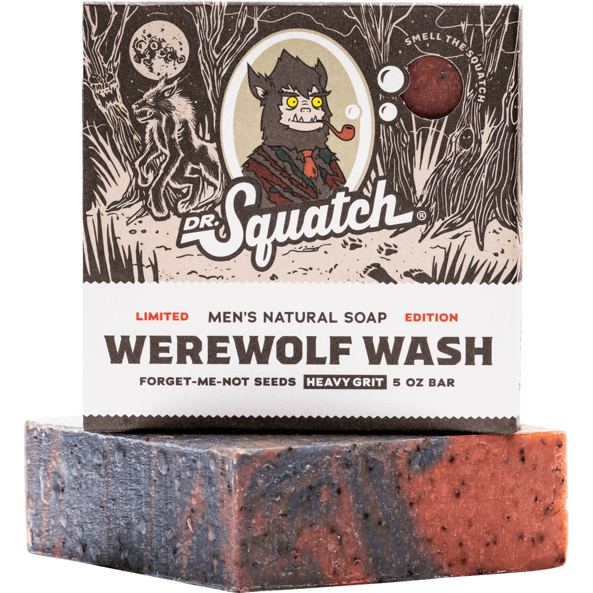 Dr. Squatch WEREWOLF WASH Bar Soap 5oz LIMITED EDITION! Halloween
