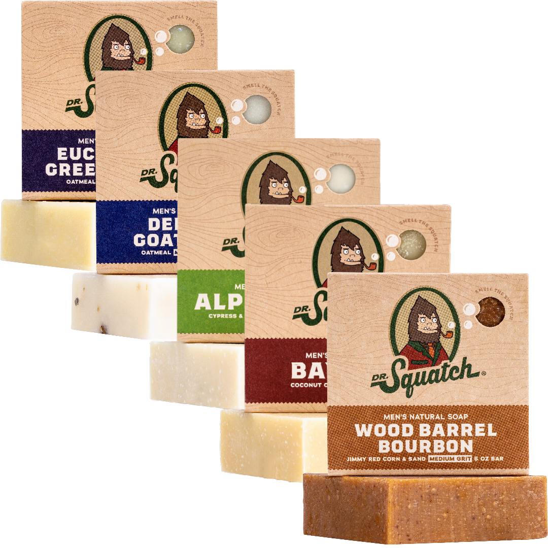Dr. Squatch Natural Deodorant – Alpine Sage, Wood Barrel Bourbon, and Fresh  Falls (2.65 oz, 3 Pack) 