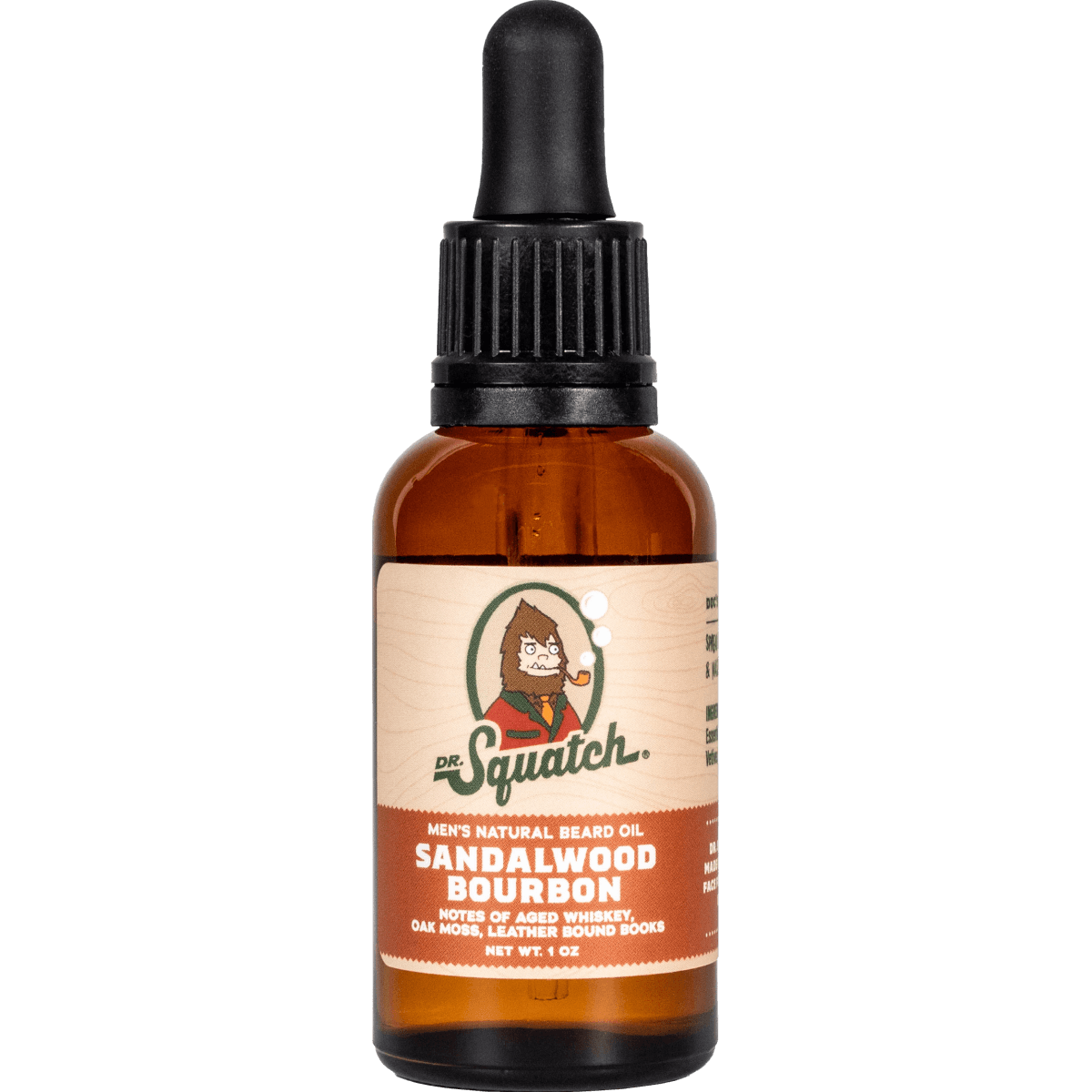 Dr. Squatch Beard Oil Sandalwood Bourbon – Beard Conditioning Oil