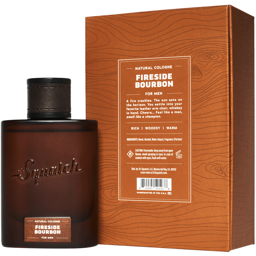Fireside Bourbon Cologne Dr. Squatch