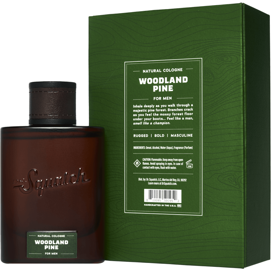 Dr. Squatch Crushed Pine Natural Cologne .5 fl oz – Primitive Guy