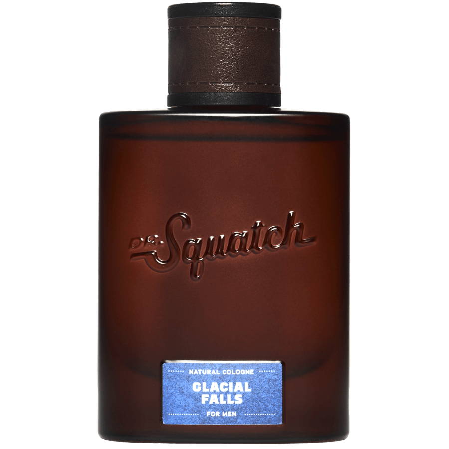 Dr. Squatch Men's Cologne Glacial Falls - Natural Cologne made with  sustainably-sourced ingredients - Manly fragrance of bergamot clove and  cedar - Inspired by Fresh Falls Bar Soap