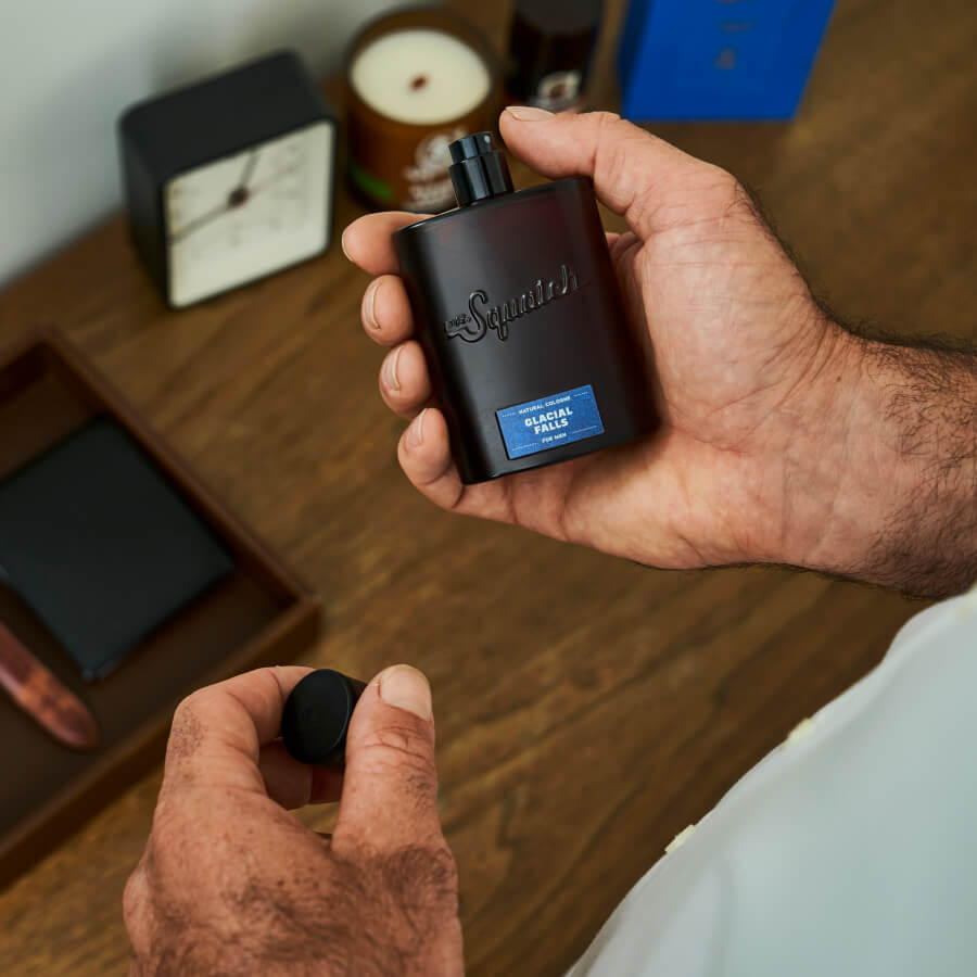 Dr. Squatch Men's Cologne Fireside Bourbon - Natural Cologne made with  sustainably-sourced ingredients - Manly fragrance of cedarwood, clove, and