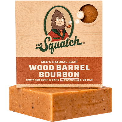  Dr. Squatch Manly Soap and Deodorant Variety Pack - Handmade  with Organic Oils, Aluminum-Free - Wood Barrel Bourbon and Bay Rum - Men's  Natural Soap : Beauty & Personal Care