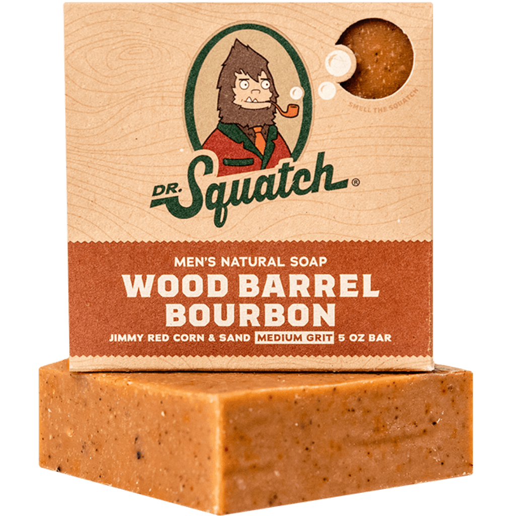 Dr. Squatch Men's Cologne and Natural Bar Soap - Fireside Bourbon Natural  Cologne and Wood Barrel Bourbon and Bay Rum Men's Bar Soap - Smell like