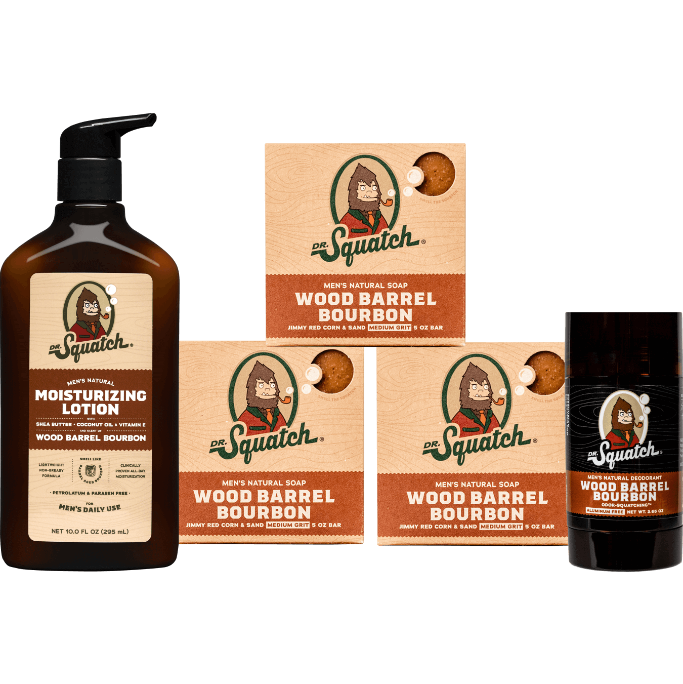  Dr. Squatch Men's Natural Lotion Non-Greasy Men's Lotion -  24-hour moisturization hand and body lotion - Made with Shea Butter,  Coconut Oil, and Vitamin E - Pine Tar (2 Pack) 